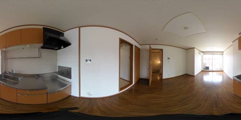 パノラマ画像キッチン