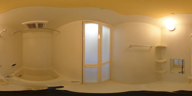 パノラマ画像バスルーム