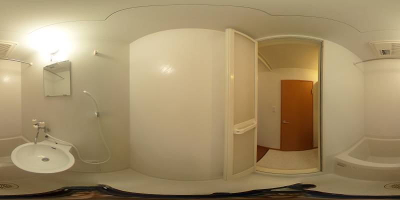 パノラマ画像バスルーム