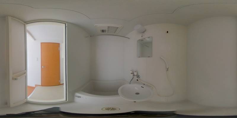 パノラマ画像バスルーム