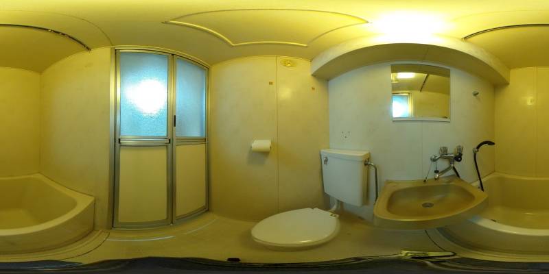 パノラマ画像バスルーム