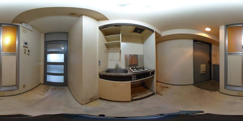 パノラマ画像キッチン