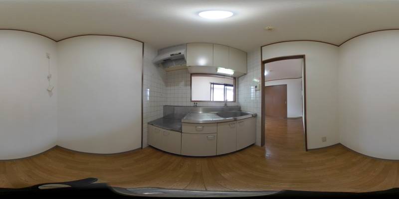 パノラマ画像キッチン