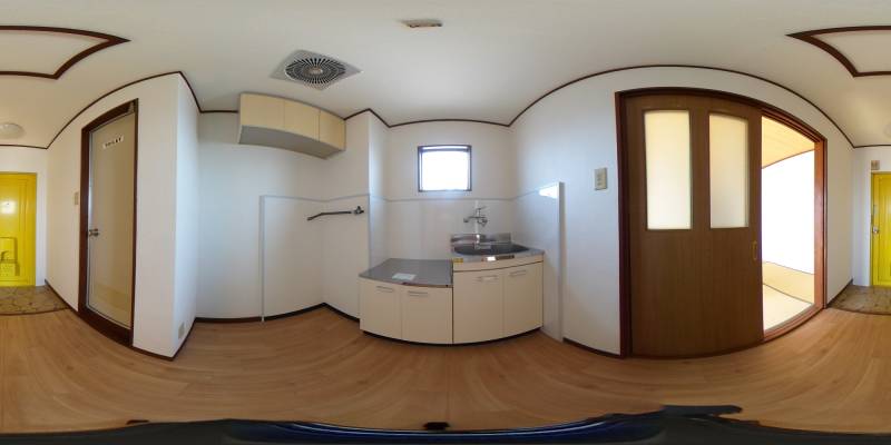 パノラマ画像キッチン