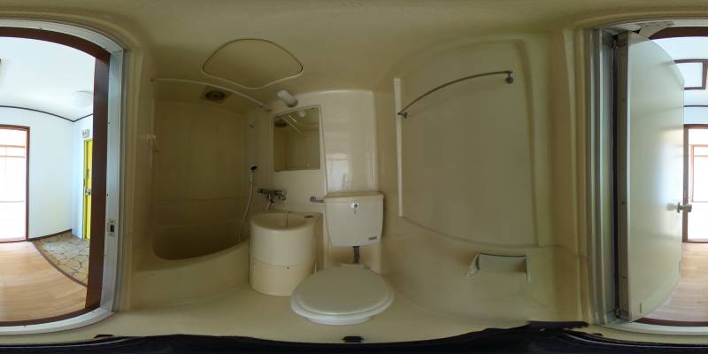 パノラマ画像トイレ