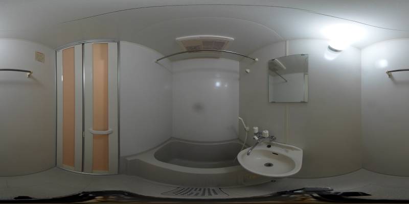 パノラマ画像バスルーム