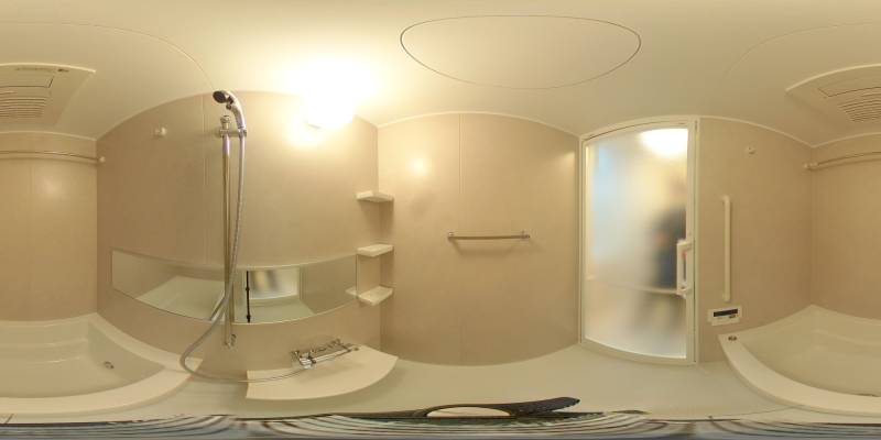 パノラマ画像バスルーム