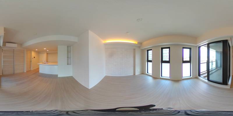 パノラマ画像リビング