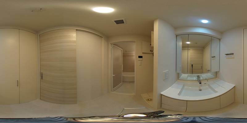 パノラマ画像洗面所