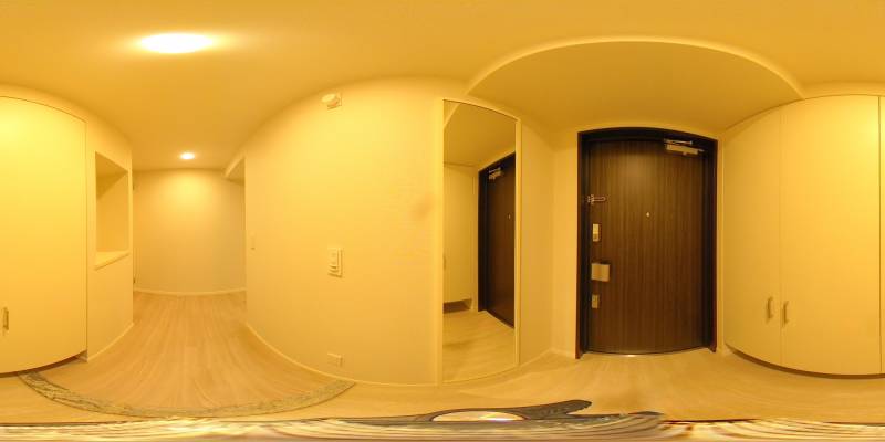 パノラマ画像玄関