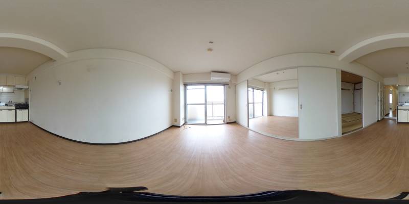 パノラマ画像リビング