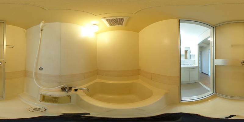 パノラマ画像バスルーム