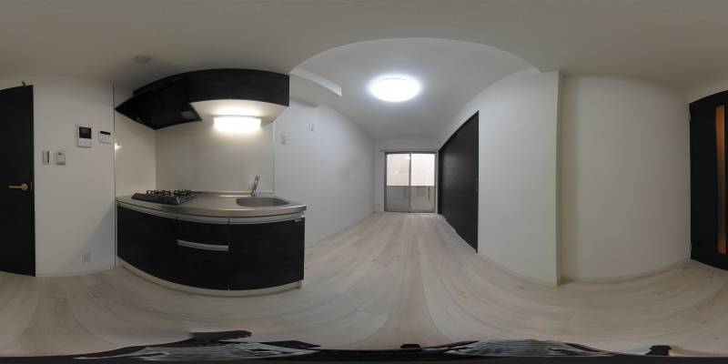 パノラマ画像キッチン