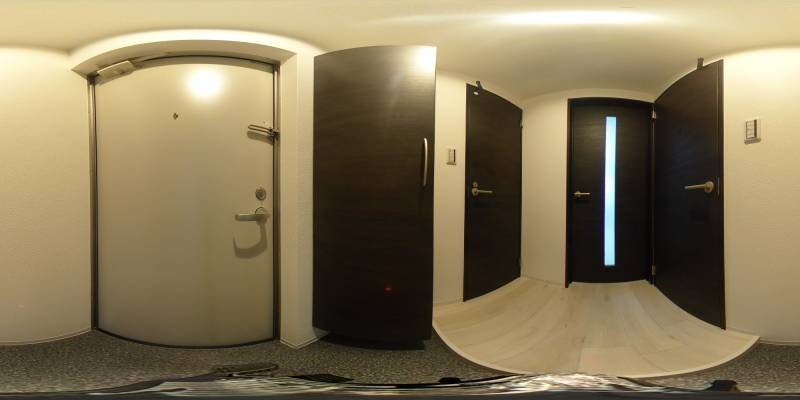 パノラマ画像玄関