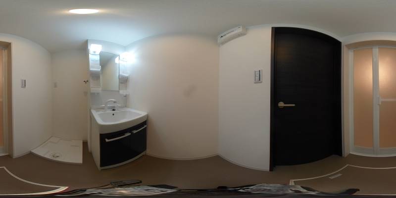 パノラマ画像洗面所