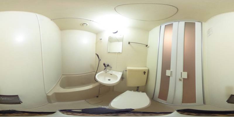 パノラマ画像バスルーム