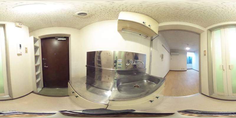 パノラマ画像キッチン