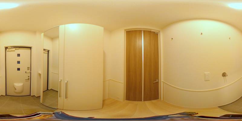 パノラマ画像玄関