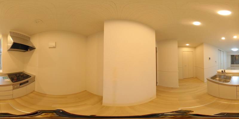 パノラマ画像キッチン