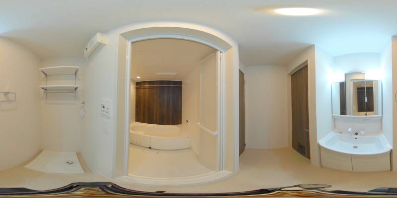 パノラマ画像洗面所