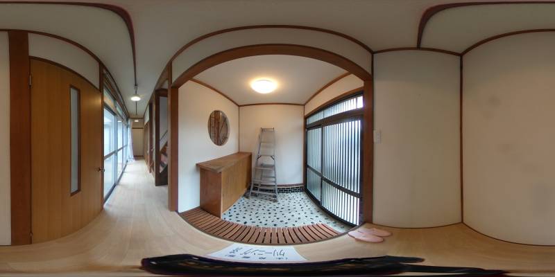 パノラマ画像玄関