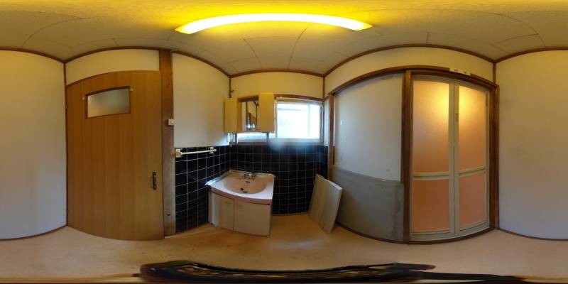 パノラマ画像洗面所