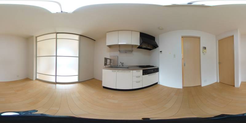 パノラマ画像キッチン