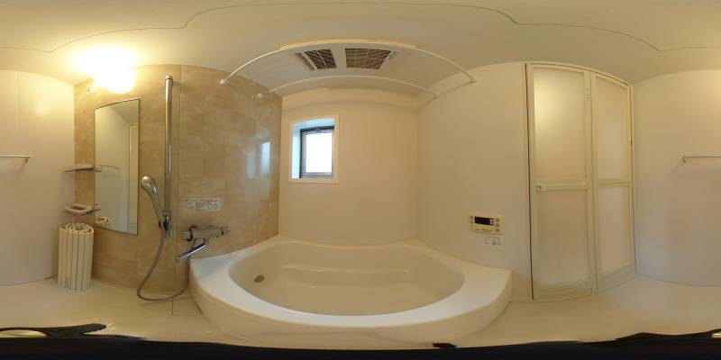 パノラマ画像バスルーム