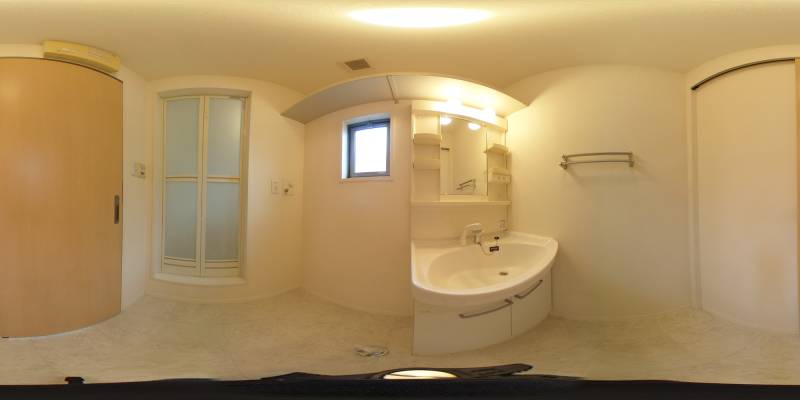 パノラマ画像洗面所