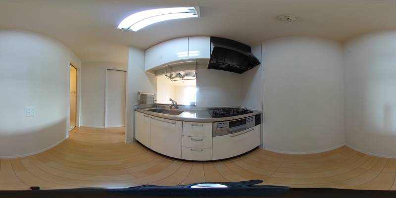 パノラマ画像キッチン