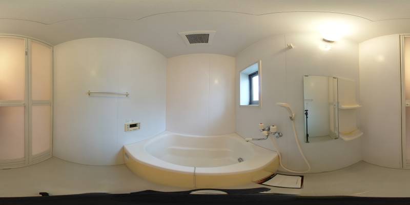 パノラマ画像バスルーム