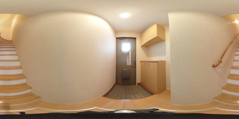 パノラマ画像玄関