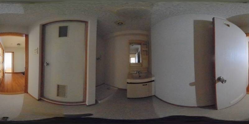 パノラマ画像洗面所