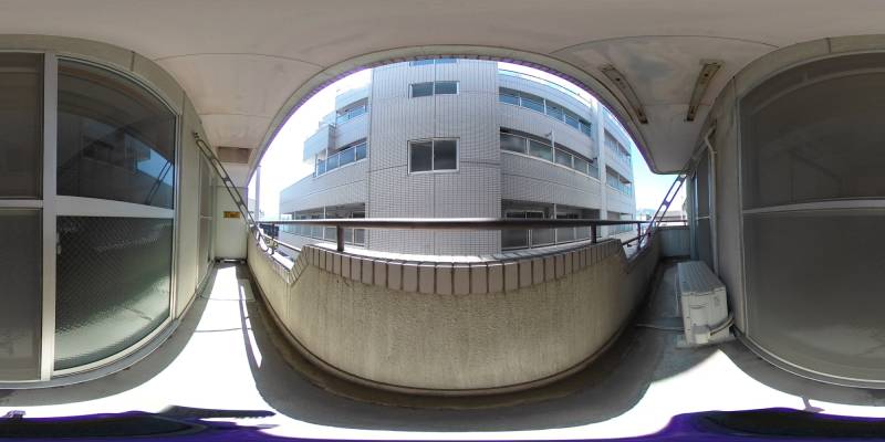 パノラマ画像バルコニー