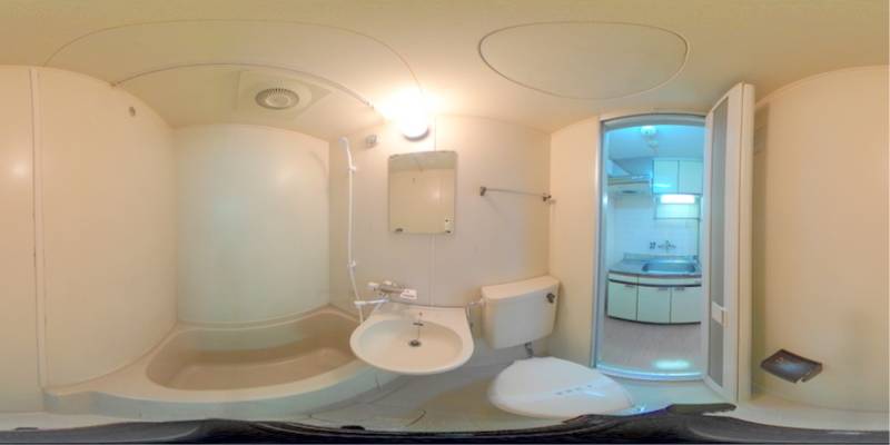 パノラマ画像バスルーム