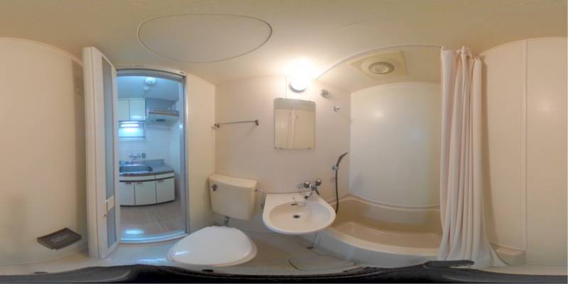 パノラマ画像バスルーム