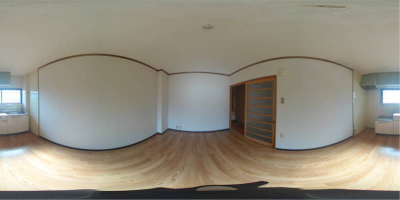 パノラマ画像キッチン