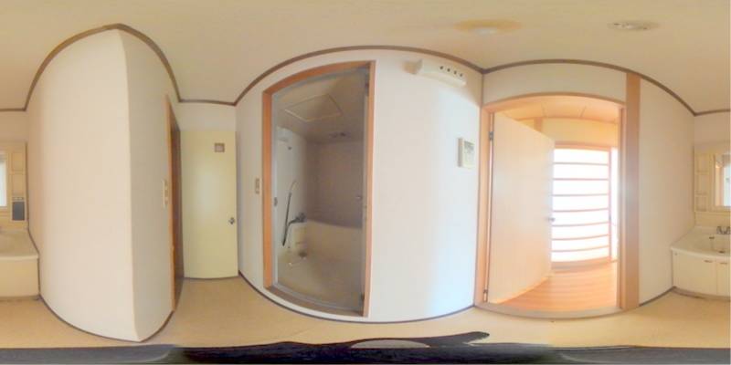 パノラマ画像洗面所