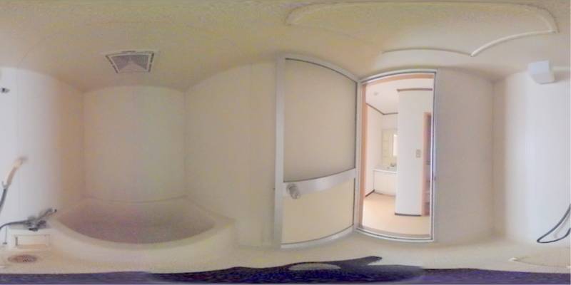 パノラマ画像バスルーム