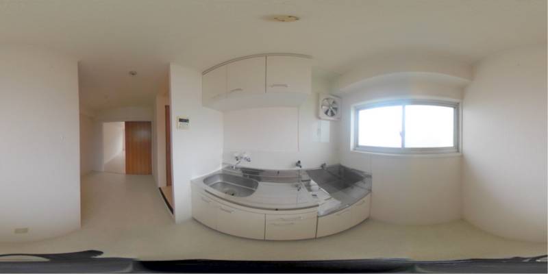 パノラマ画像キッチン