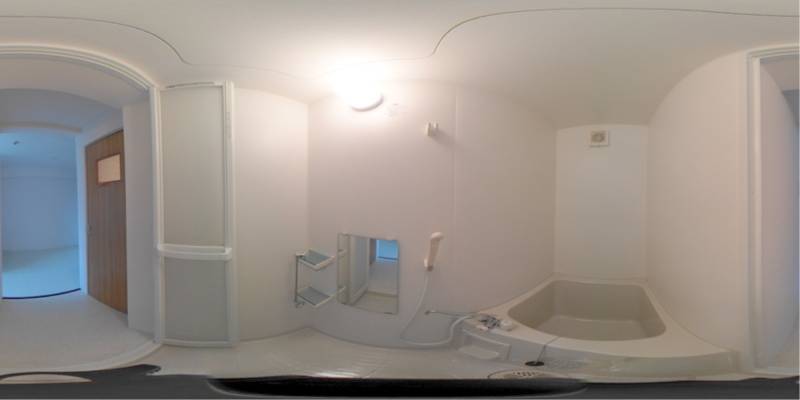 パノラマ画像バスルーム