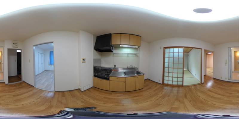 パノラマ画像キッチン