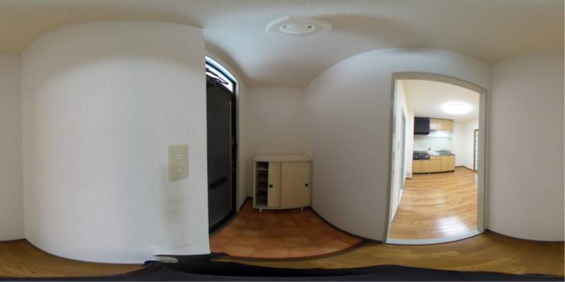 パノラマ画像玄関