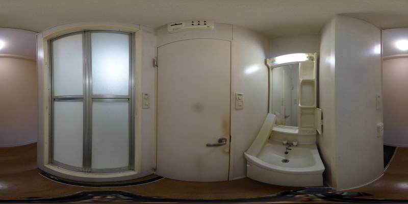 パノラマ画像洗面所