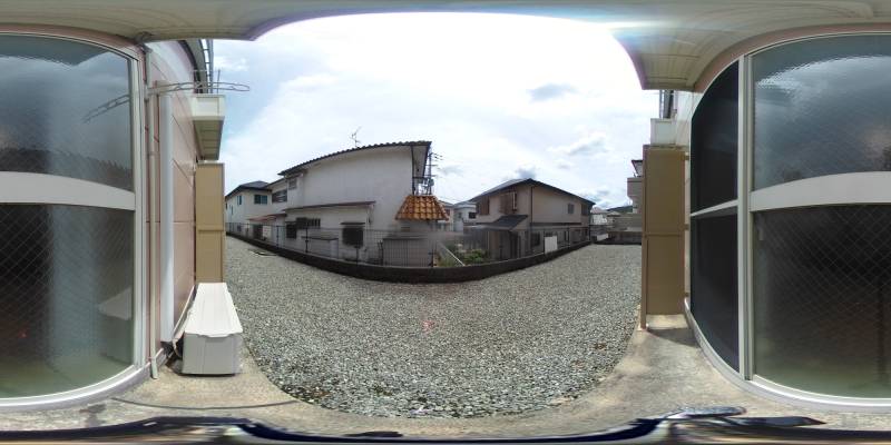 パノラマ画像バルコニー