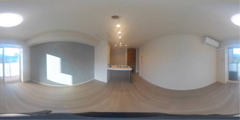 パノラマ画像リビング