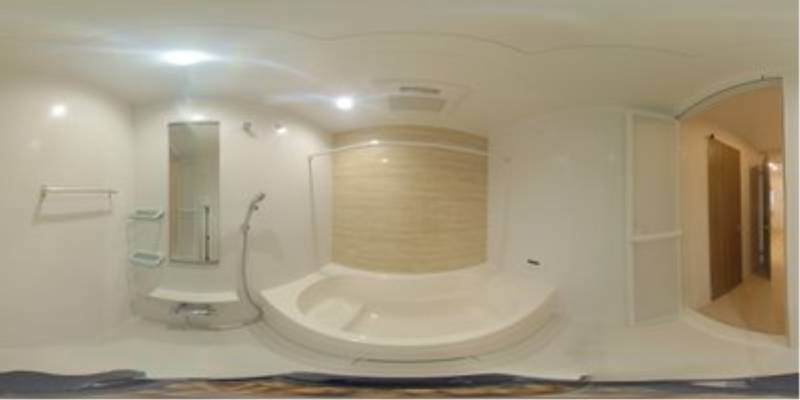 パノラマ画像バスルーム