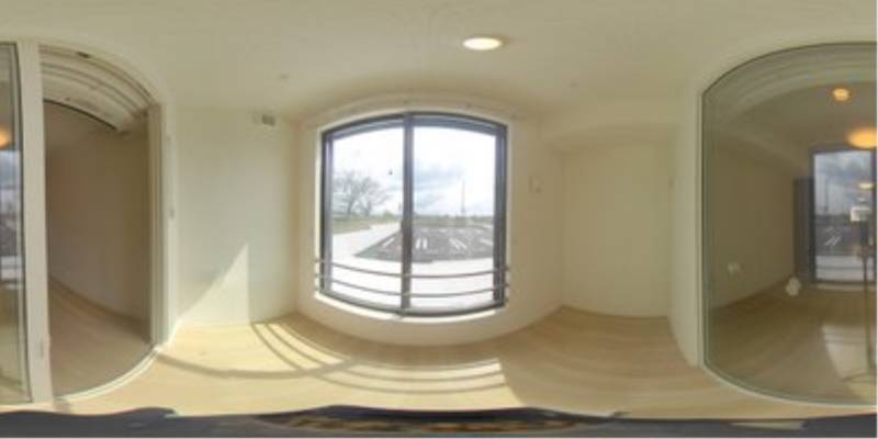 パノラマ画像バルコニー