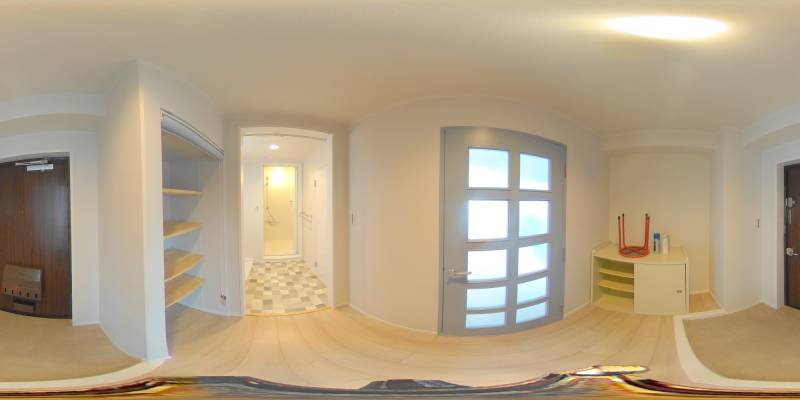 パノラマ画像玄関