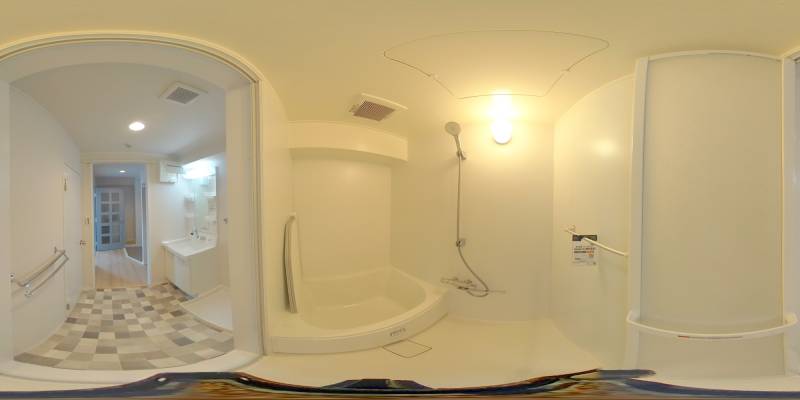 パノラマ画像バスルーム